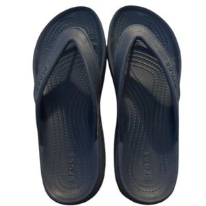 CROCS Dark Blue Flip Flop sandals, men’s 6 women’s 8​